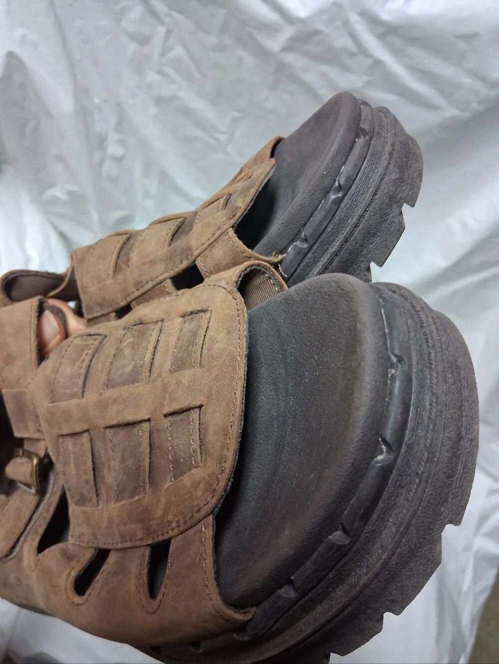 Skechers Throwback Sandals Men's Size 9 Preowned